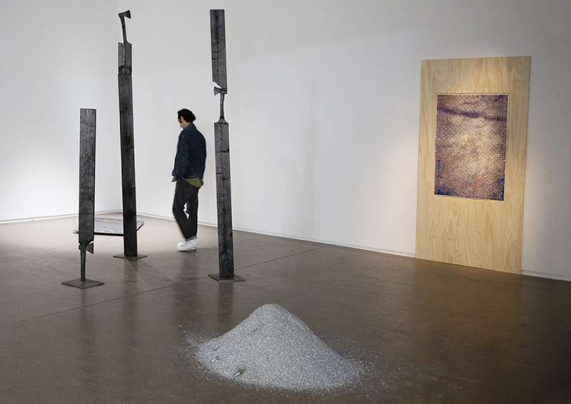 Romain Zacchi, installation jury M2, Espace Vandenborght, 2020